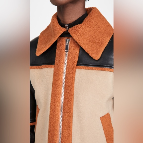 Jonathan Simkhai
Adelynn Color Block Sherpa Jacket - Picture 2 of 11